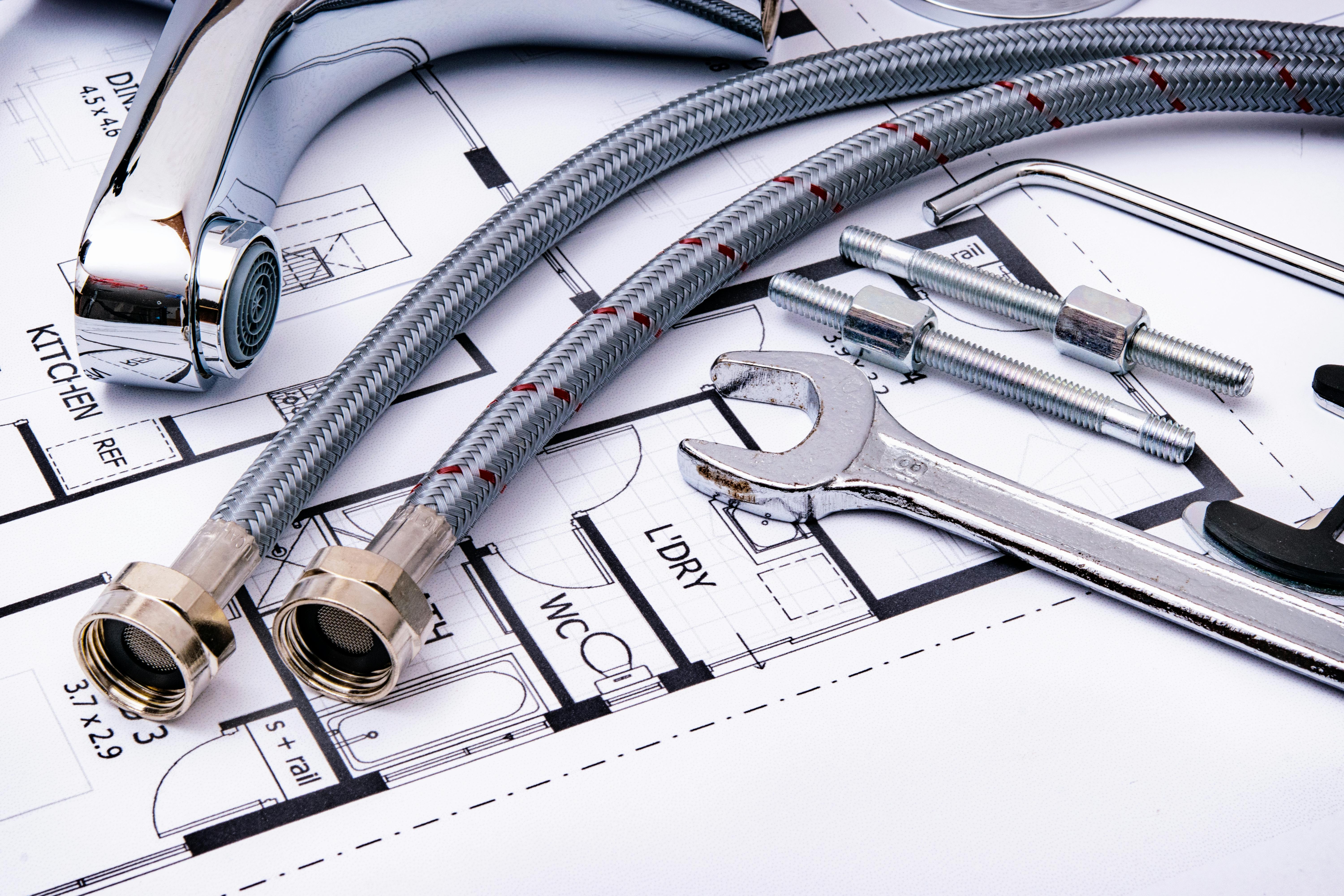 Home services professional on-site for customer work